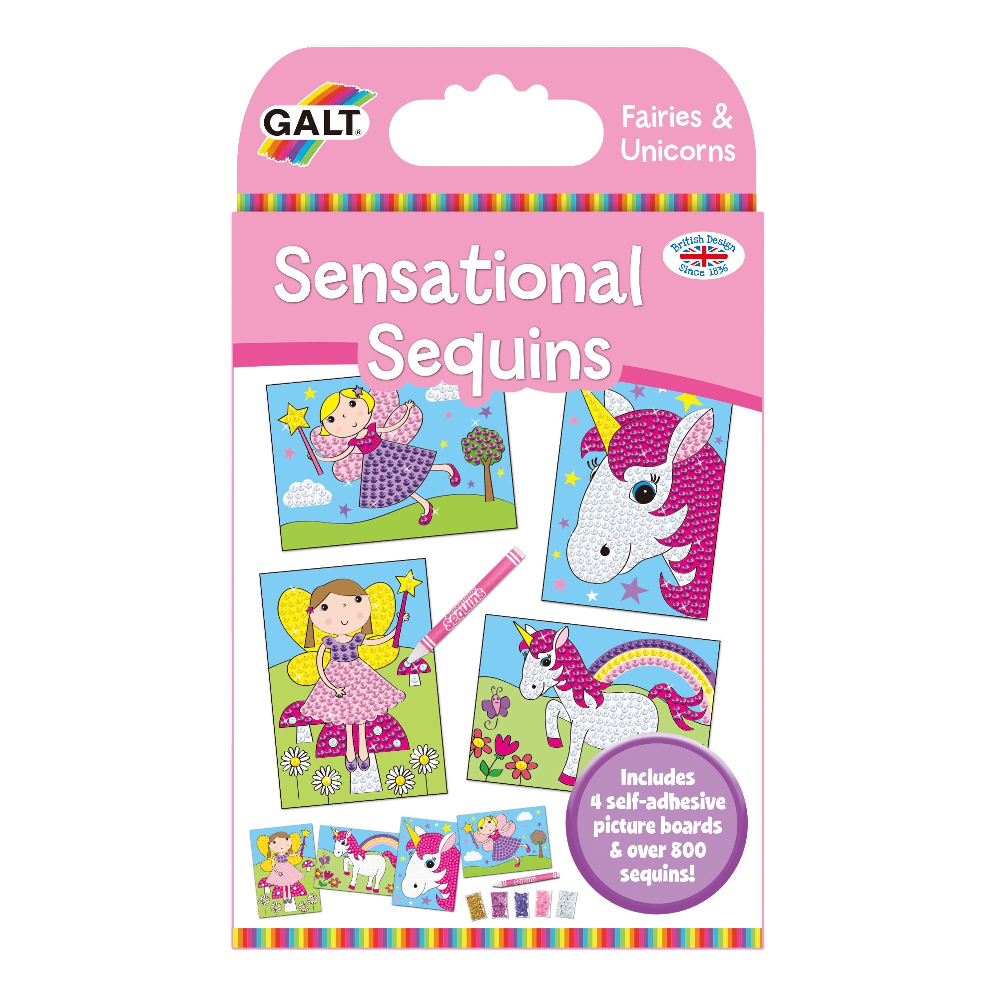 Galt Sensational Sequins Fairies And Unicorns