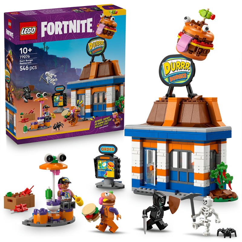 LEGO Fortnite Durrr Burger Restaurant Building Set