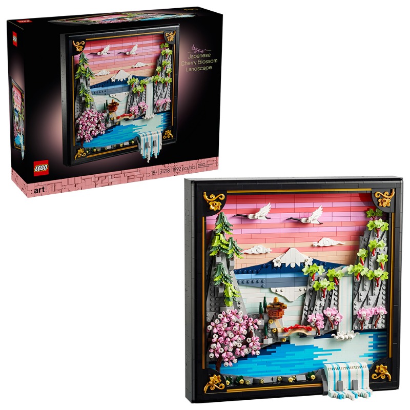 Japanese Cherry Blossom Landscape 1, 892 Pieces