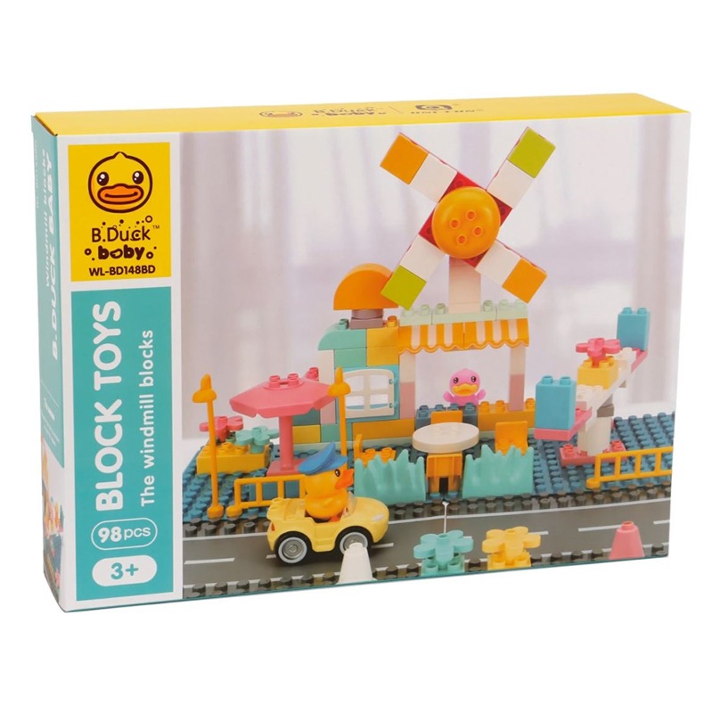 B Duck Baby Windmill Building Blocks - 98 Pcs