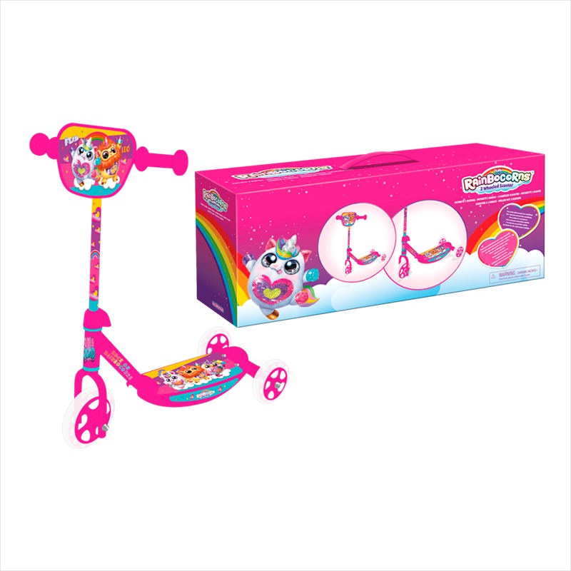 Rainbow Corns 3 Wheel Scooter
