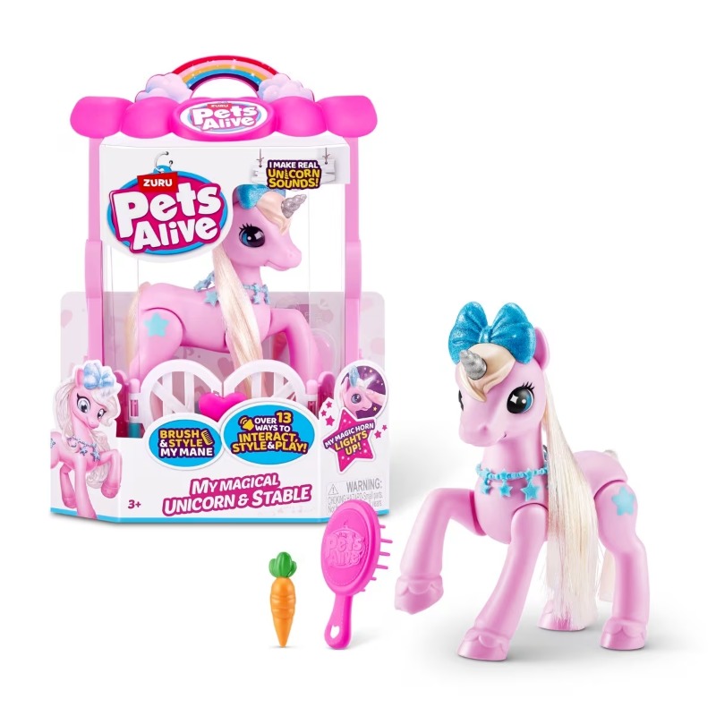 Pets Alive My Magical Unicorn Interactive Robotic Playset