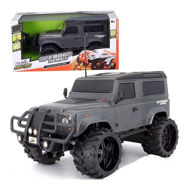 Maisto 1: 16 Off Road Land Rover Defender RC Car – 2. 4GHz Cool Grey