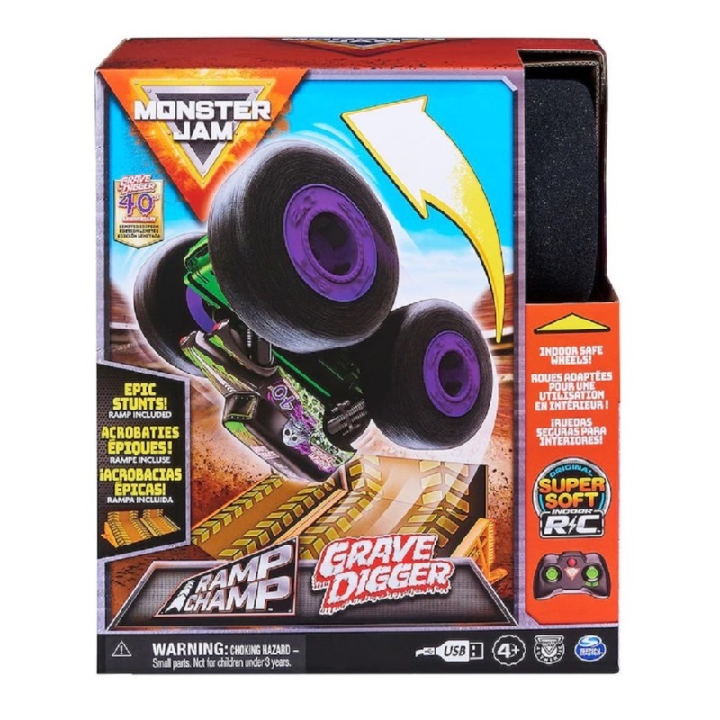 Monster Jam Ramp Champ Grave Digger