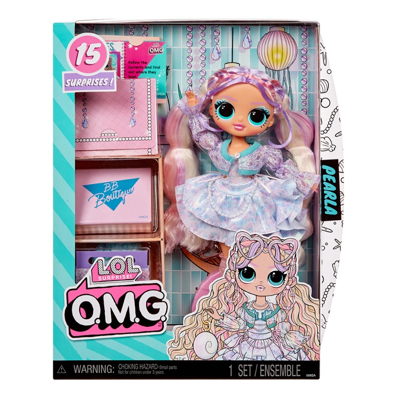 LOL Surprise OMG Core Pearl Doll with 15 Surprises