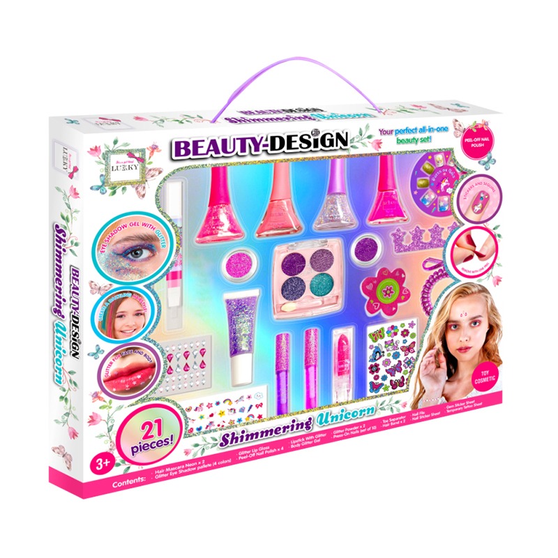 Lukky Beauty Design Set Shimmering Unicorn