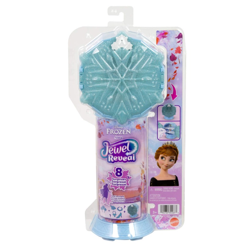 Disney Frozen Anna Fashion Doll Jewel Reveal Surprise Set