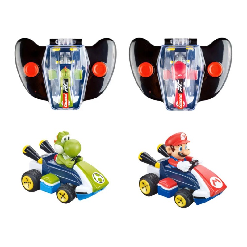 RC Mario Kart Mini Mario & Yoshi – Twin Pack