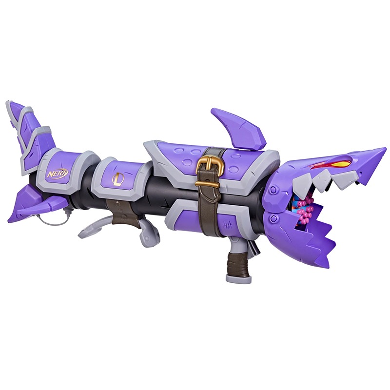 Nerf ナーフ　LMTD Jinx FishBones blaster Nerf Lmtd League Of Legends Jinx Fishbones Blaster 18 Dart