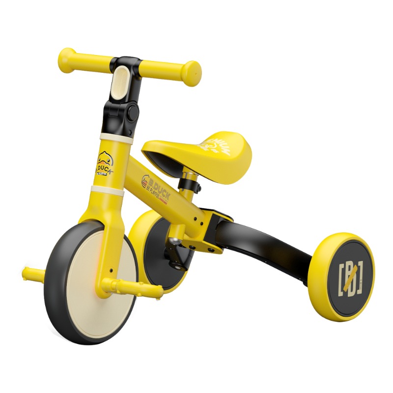 B. Duck 3-in-1 Toddler Tricycle & Balance Bike Model 1033 – Yellow