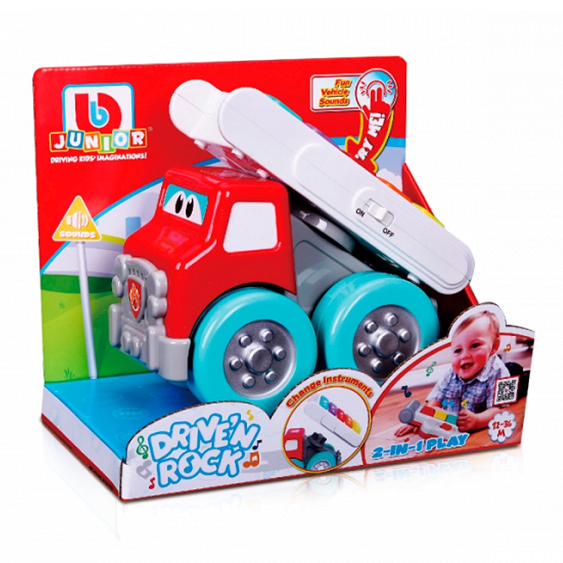 Drive And Rock Fire Truck With Piano