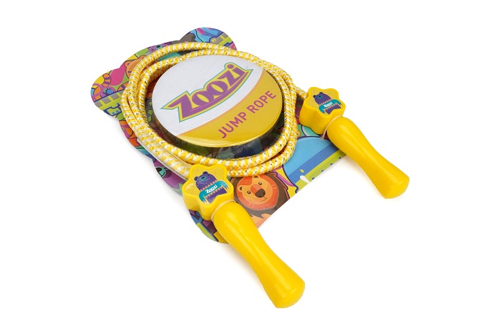 Jump Rope PP Handle 215cm - Yellow