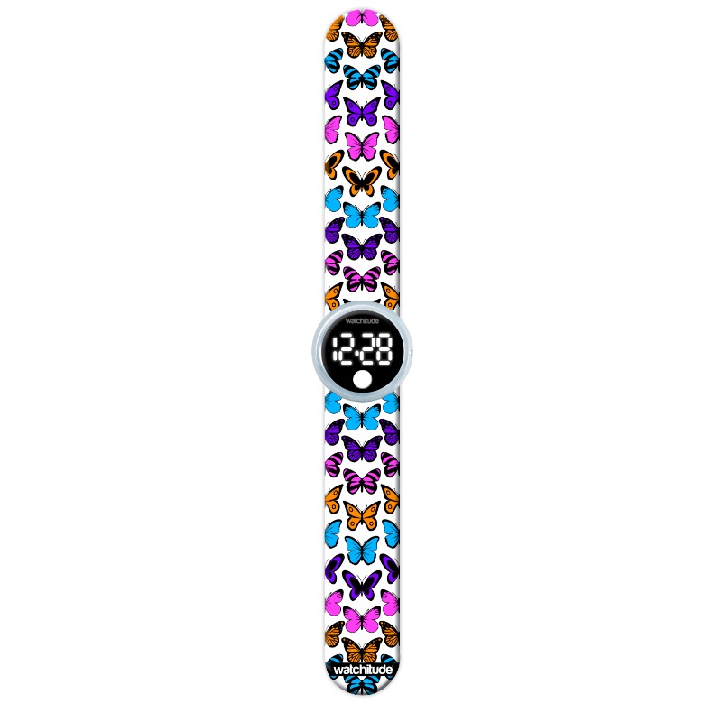 Watchitude Color Me Digital Slap Watch - Butterfly