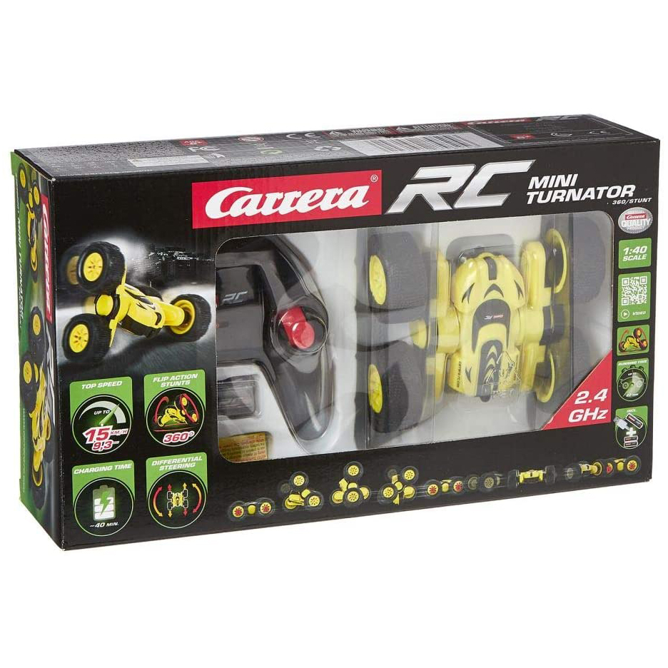 Carrera RC 2. 4 GHz Mini Turnator 360/Stunt - Yellow