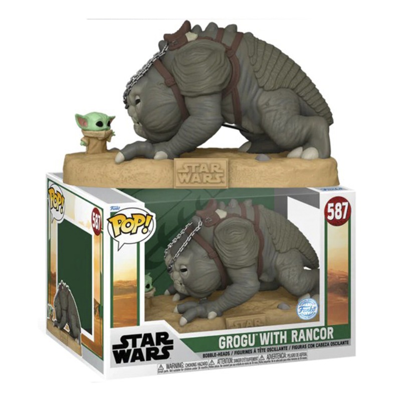 Funko Pop Jumbo Star Wars The Book Of Boba Fett - Rancor With Grogu