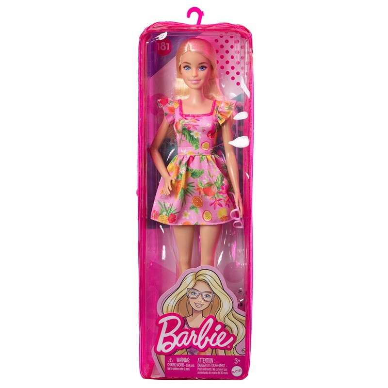 Barbie Fashionista Doll In Fruit Print Dress