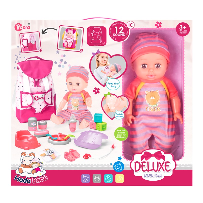 VDora Deluxe Doll Set with Bag and Accessories