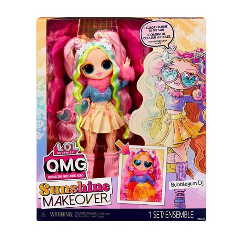 L. O. L Surprise OMG Sunshine Makeover Bubblegum DJ