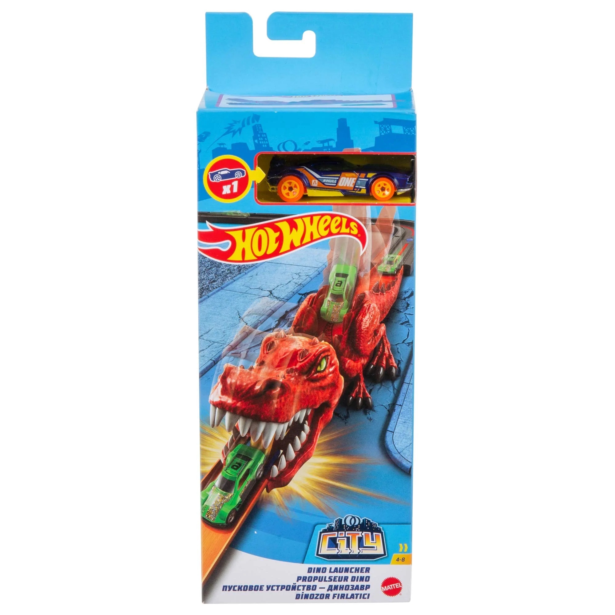 Hot Wheels City Nemesis Launchers - Red