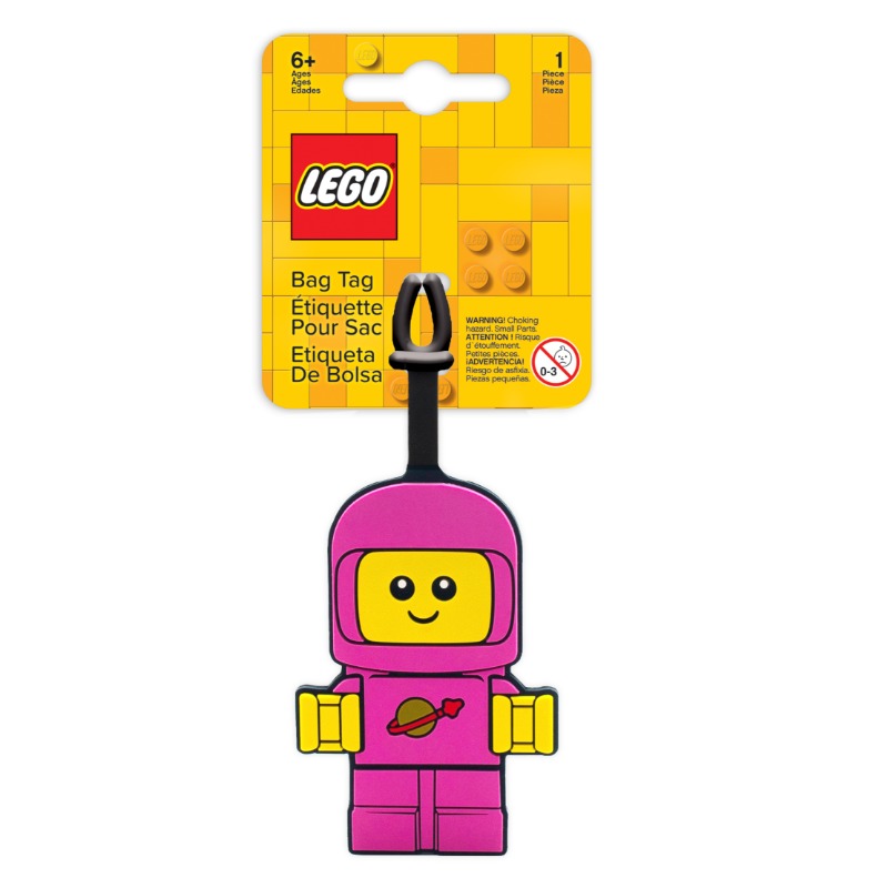 LEGO Pink Spacebaby Bag Tag