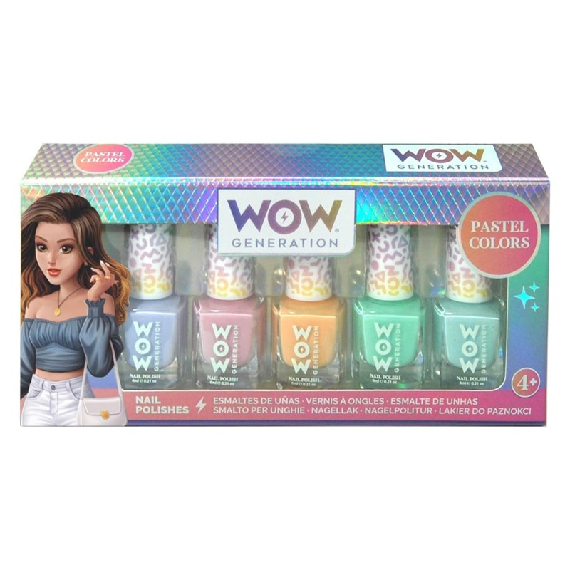 Wow Generation Nail Polish Pastel Colors - 5 Colors