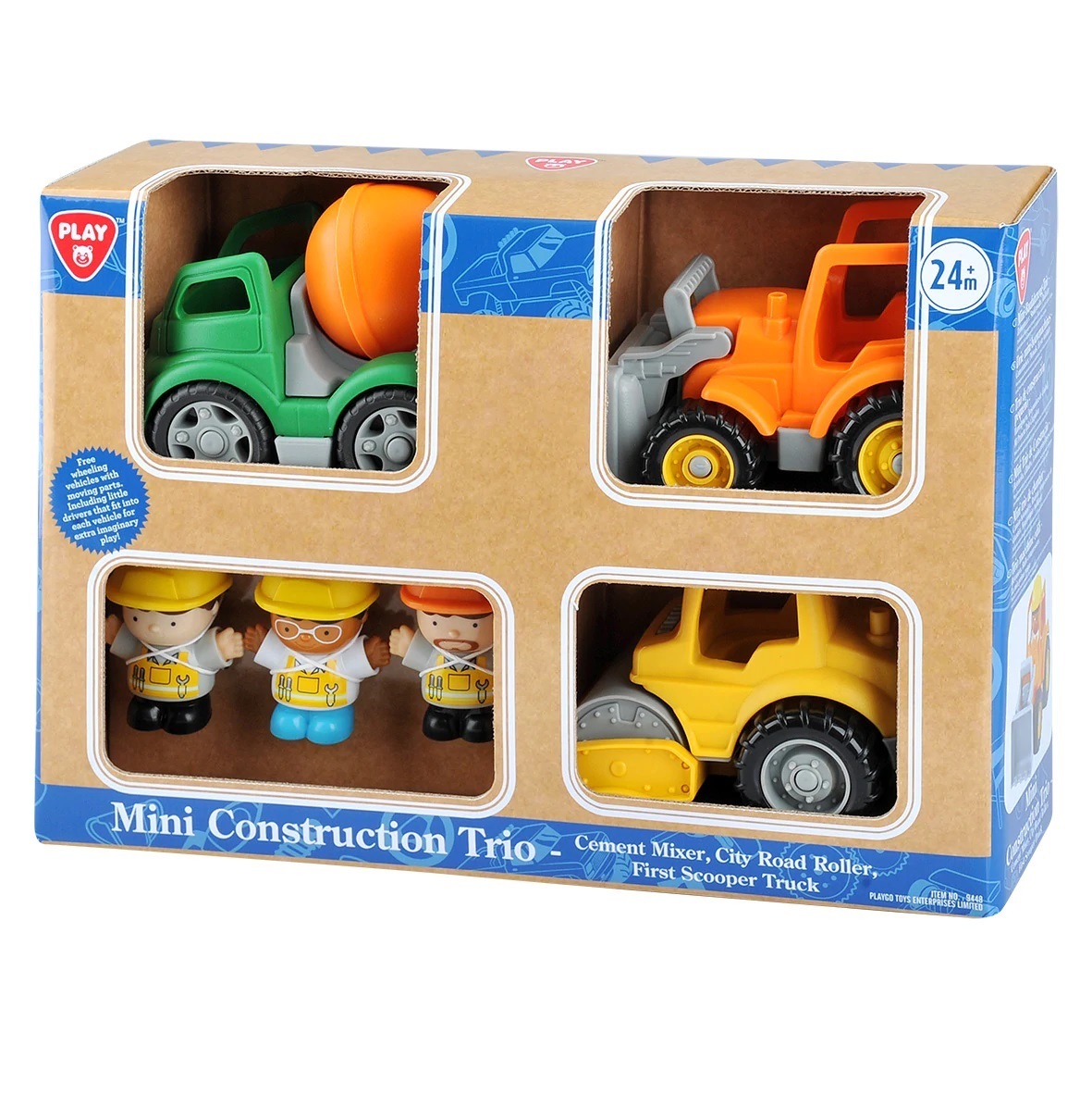 Playgo Mini Construction Trio
