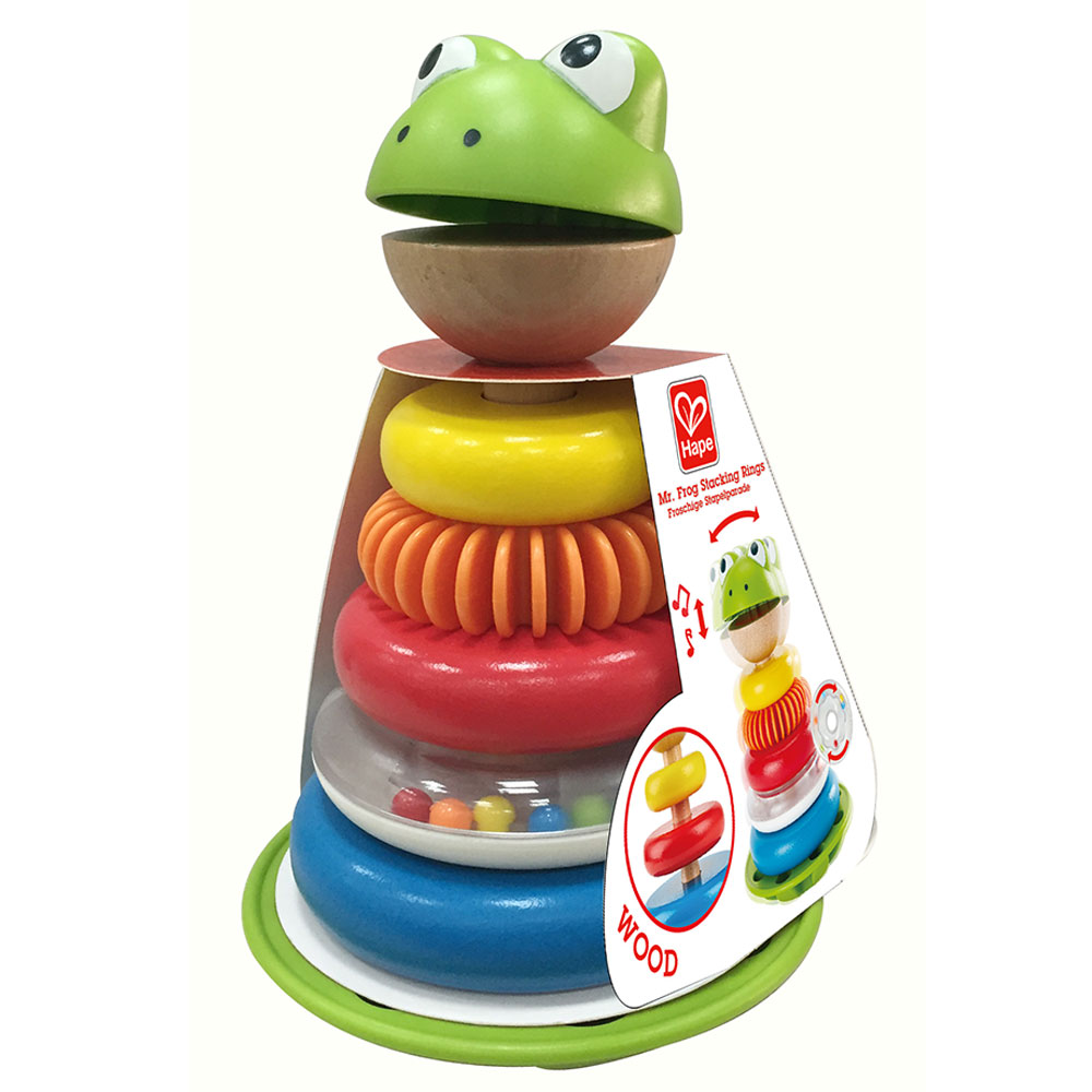 Hape - Mr. Frog Stacking Rings