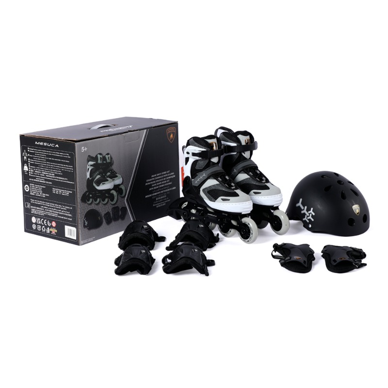 Lamborghini Inline Skate Combo Set Grey - Size: 39-42