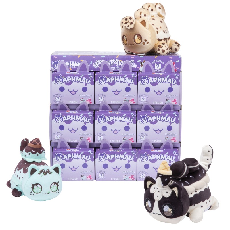Aphmau Mystery Mee Meow Plush Ice Cream - 6inch - Assorted