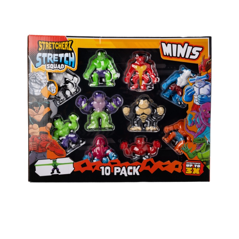 Stretcherz Stretch Squad Minis 10 Pcs Pack - Assorted