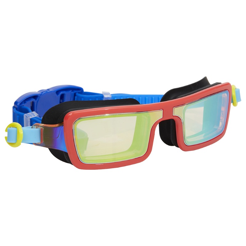 Electric 80's Swim Goggles - Retro Red