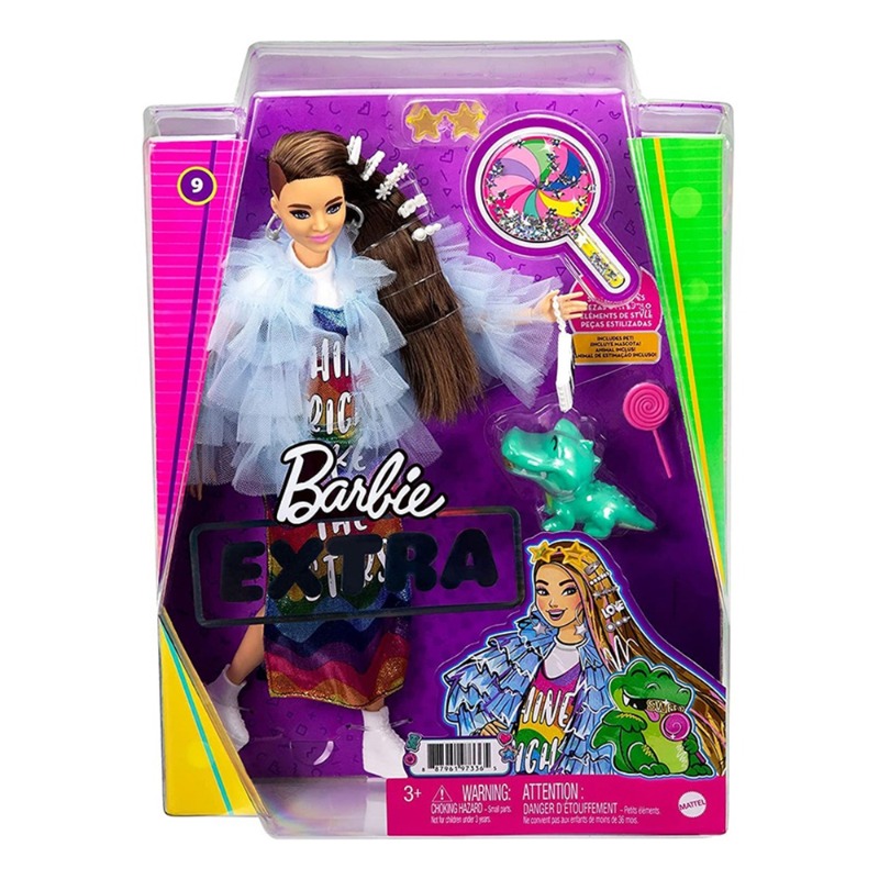 Barbie Extra Doll With Frog