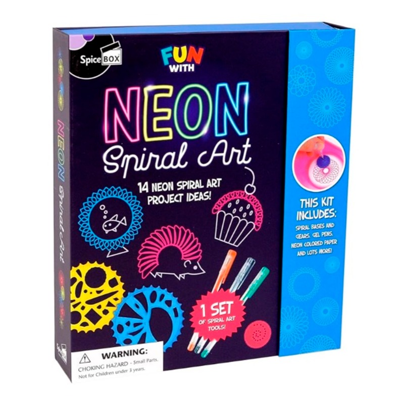 Spice Box Spiral Art Drawing Kit for Kids