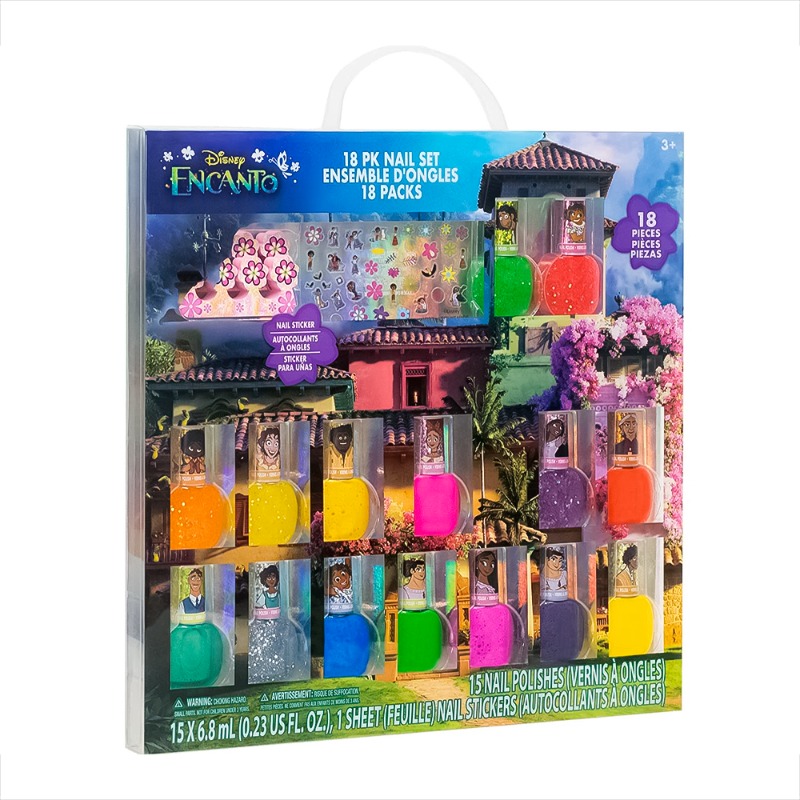 Disney Encanto Nail Polish Set With Nail Accessories
