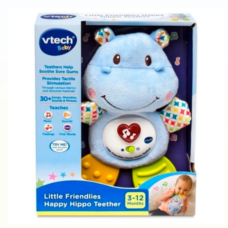 Vtech - Little Friendlies Happy Hippo Plush Teether