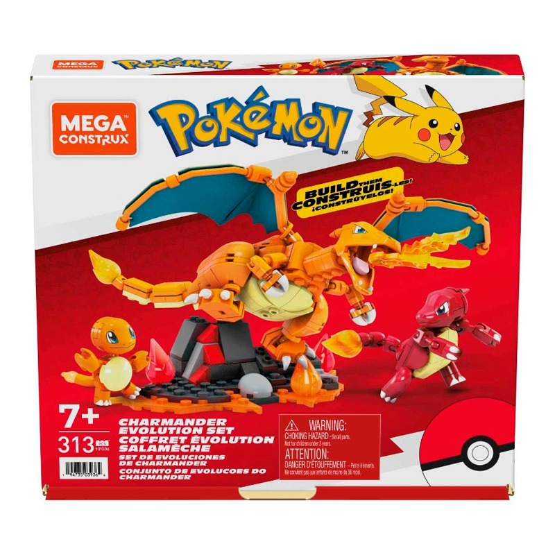 Mega Construx Pokémon Charmander Evolution