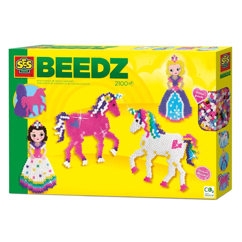 SES Creative Beedz Iron Kit - Unicorns and Princesses