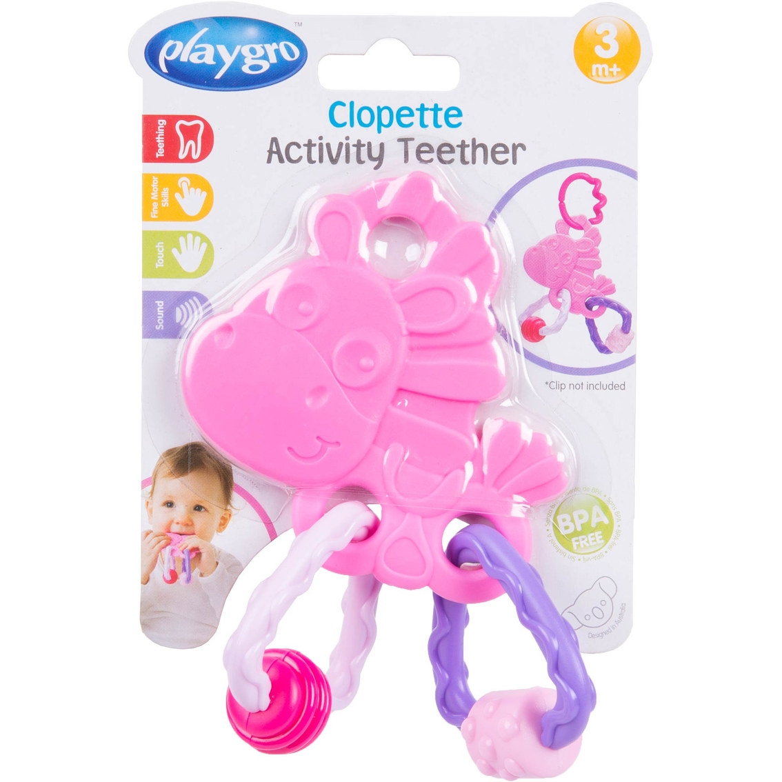 Playgro Clopette Activity Teether
