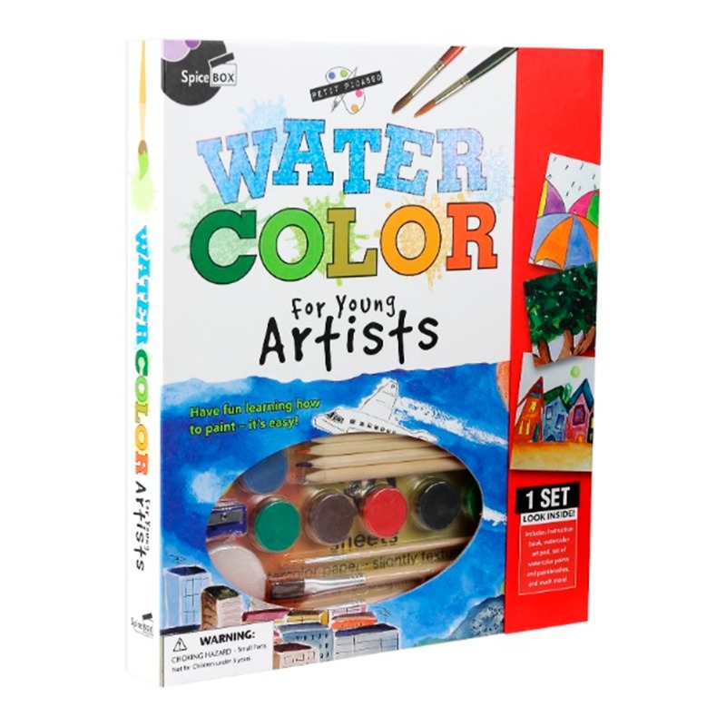 Spice Box Childrens Art Kits Petit Picasso Watercolor For Kids