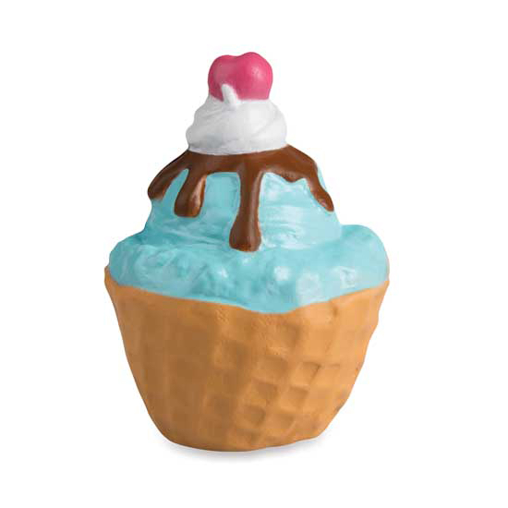 Squishy Super Bubblegum Ice Cream Waffle Cup