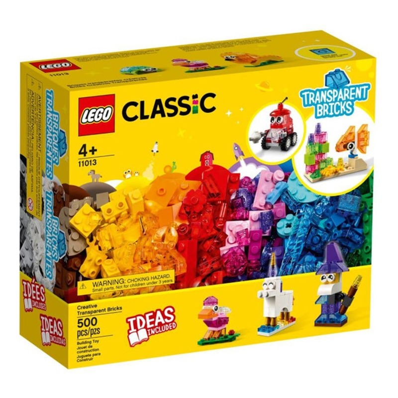 LEGO Classic Creative Transparent Bricks (500 Pieces) 11013