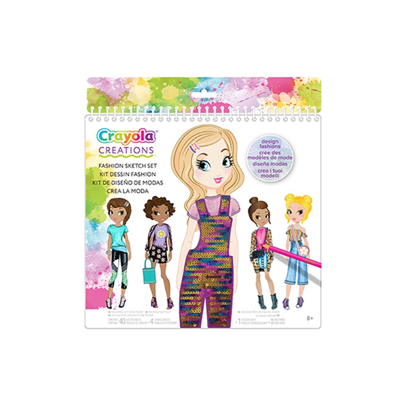 Crayola Creations Fashion Sketch Set - Assorted