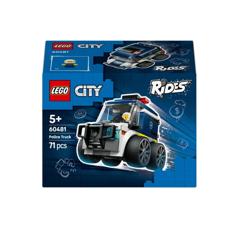 Lego Building Kit Rides – Police Truck 60481