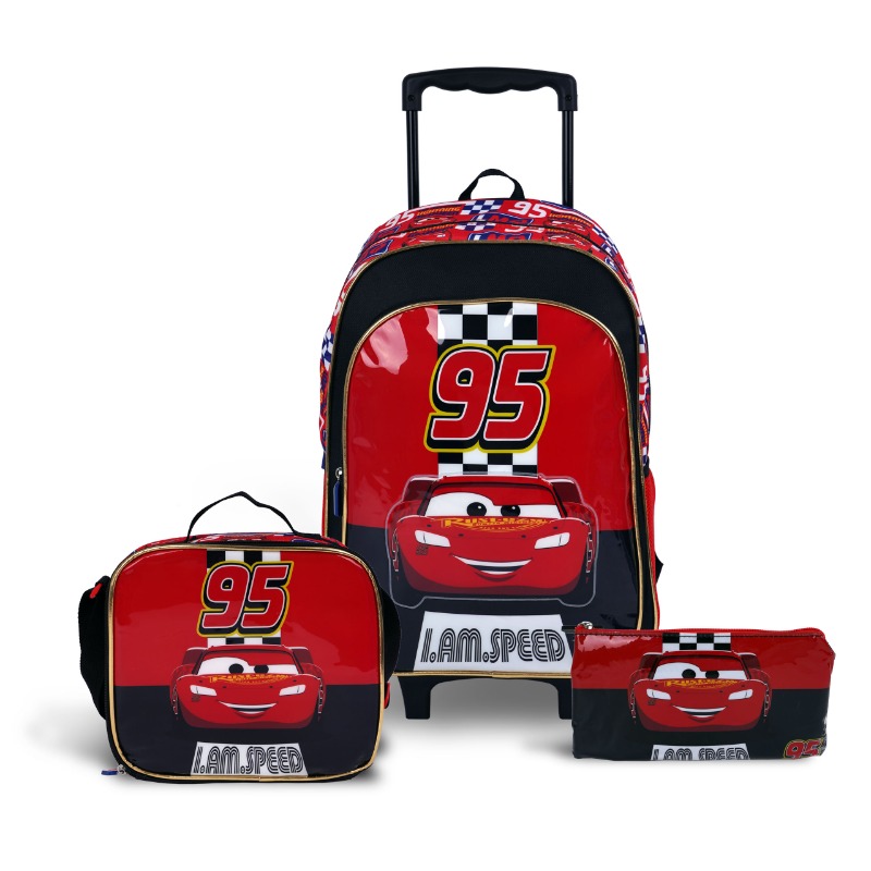 Disney Cars 3-in-1 Wheeled School Set 16 Inch
