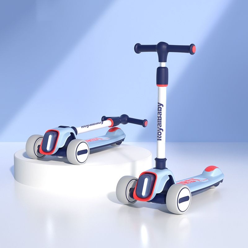 Royal Baby 3-wheel scooter - Blue and White