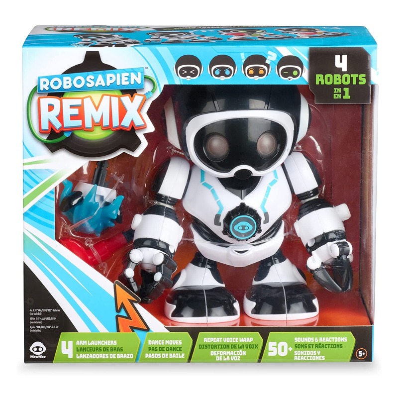 Robosapien Remix 4 In 1 With 4 Arm Launchers