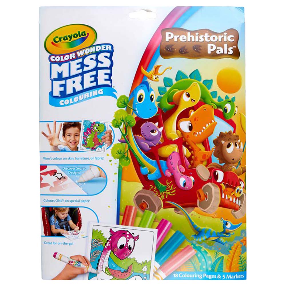 Crayola Color Wonder Mess Free Coloring - Prehistoric Pals