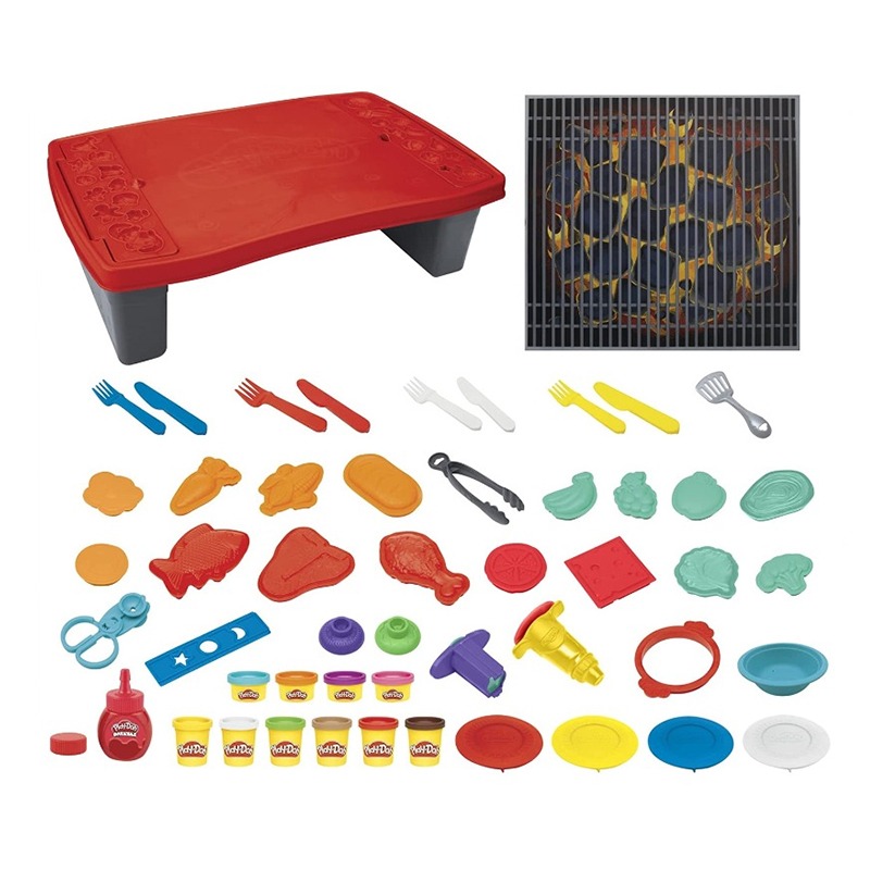 Play-Doh Kitchen Creations Big Grill Playset - 40 Pcs