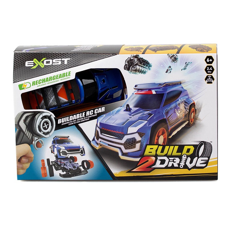 Exost Build 2 Drive Race Car - Multicolor