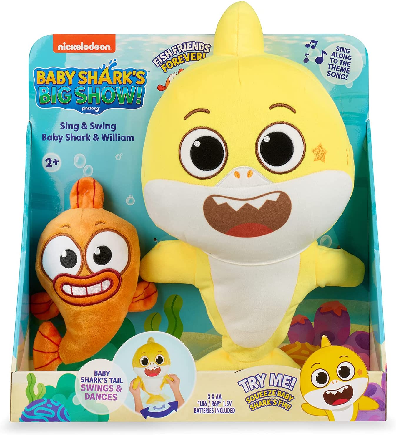 Baby Shark's Big Show Sing And Swing Musical Plush Toys
